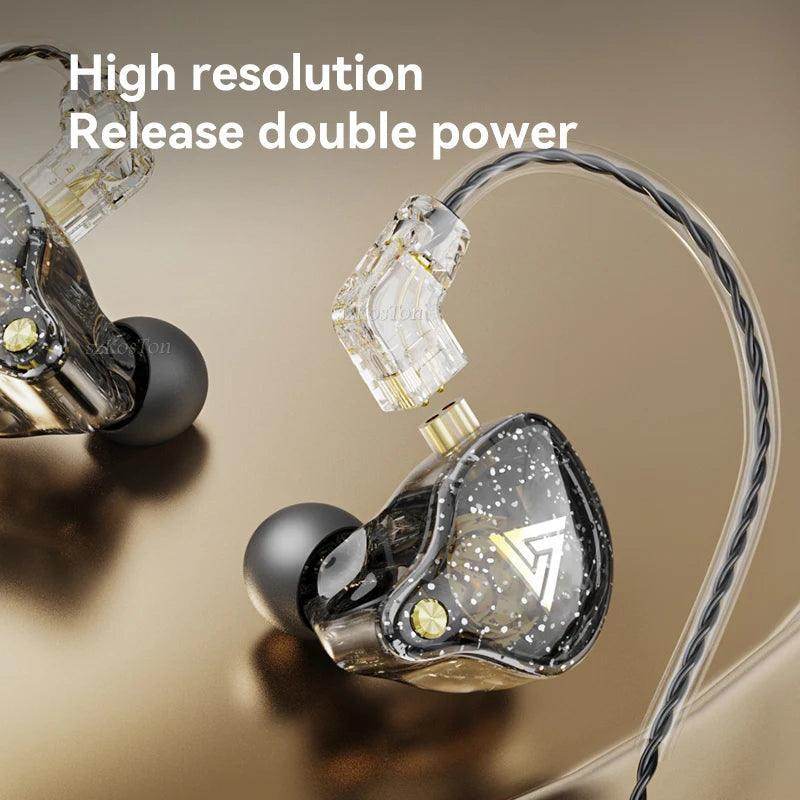 QKZ AK6 Pro Earphone Detachable Wired Headphones with Mic Noice Cancelling Headset Gamer Musician Monitor Earbuds For Xiaomi - EYESPHERE