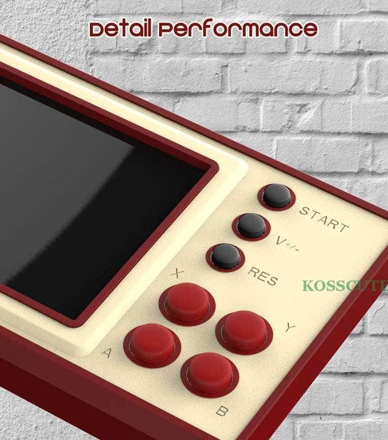 k30 Retro Portable Mini Handheld Video Game Console 8-Bit 3 Inch Color LCD Kids Color Game Player Built-in 500 Games - EYESPHERE