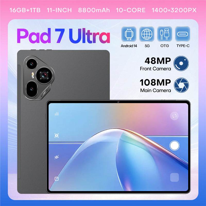 Pad7 Ultra Tablet 10.1 Inch Android 2 32GB Support Card Calls - EYESPHERE