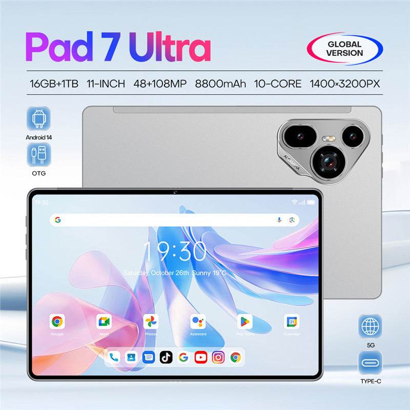 Pad7 Ultra Tablet 10.1 Inch Android 2 32GB Support Card Calls - EYESPHERE