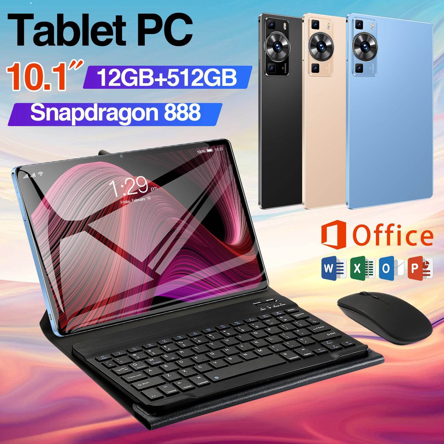 10.1-inch Tablet PC Bluetooth Learning Dual Card Android Smart Call - EYESPHERE