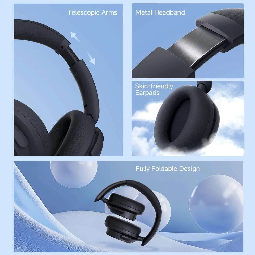 Edifier H9 Active Noise Cancelling Wireless Headphones Bluetooth 5.4 Headset Hi-Res Audio 75H Battery Life Foldable Design - EYESPHERE