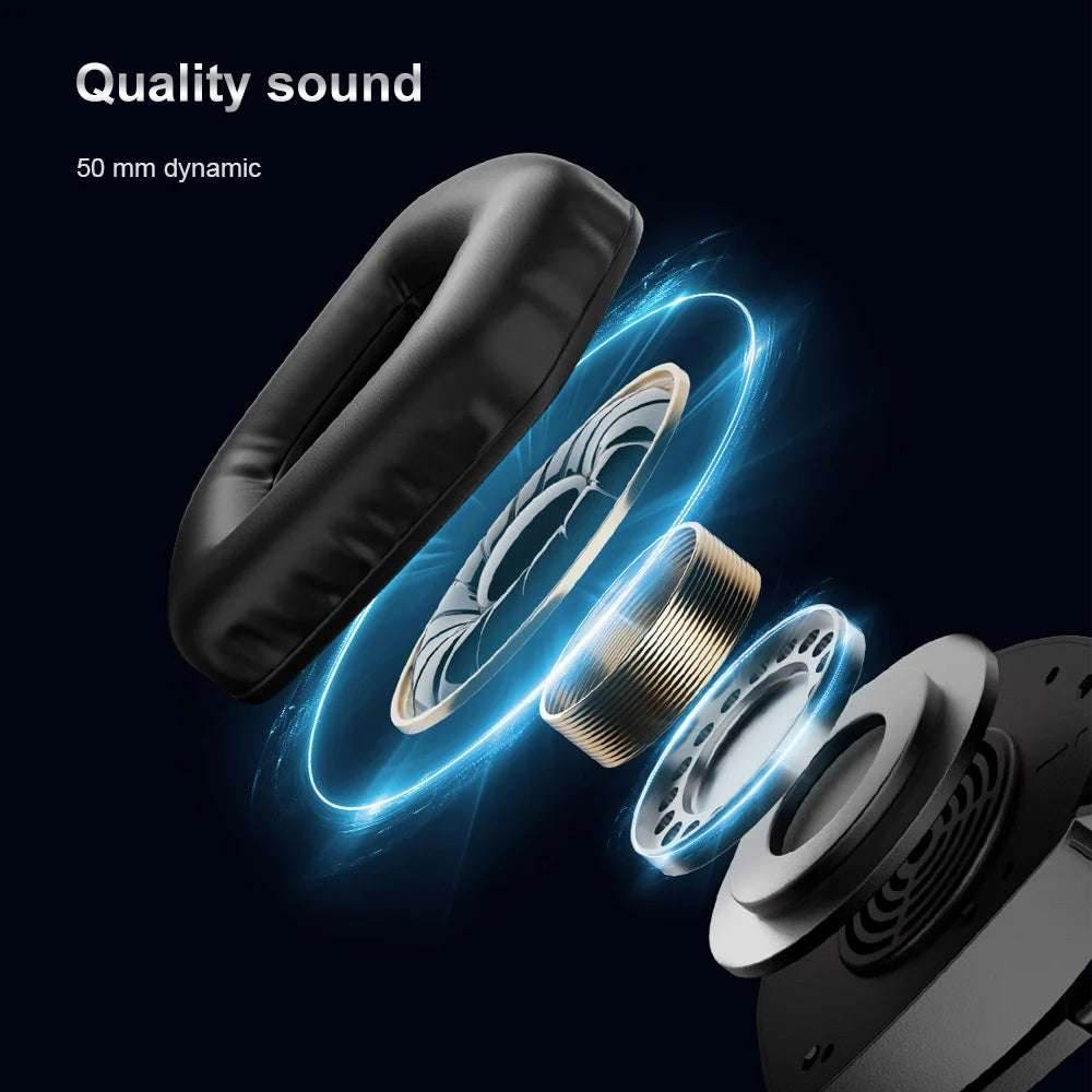 TAIDU T01 Gaming Headset High Quality Wireless Bluetooth Headphones 50mm Wired 4-mode Earphone Gamer's Choice for PC PS5 Xbox - EYESPHERE