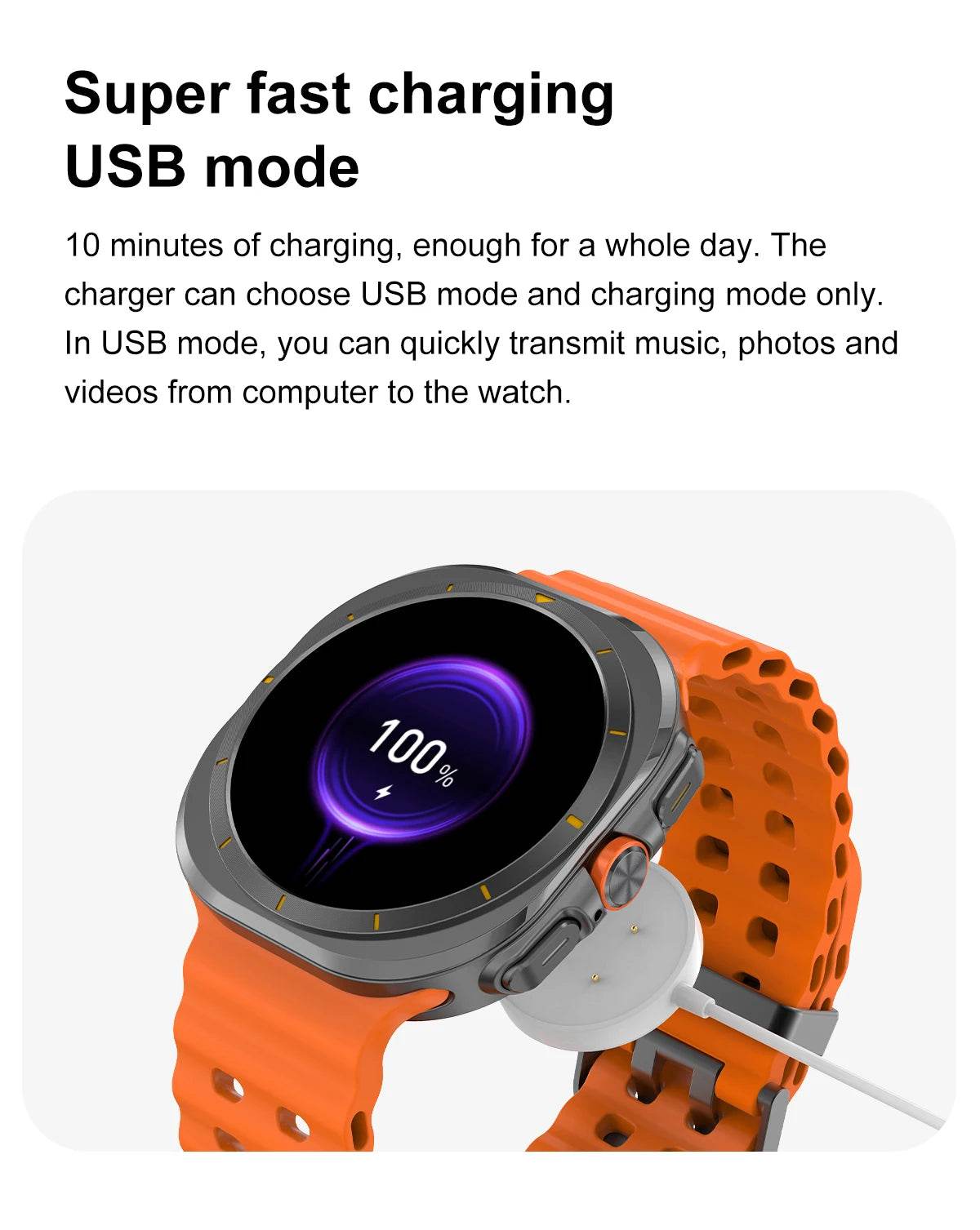 Brand For Samsung 32GB Memory Galaxy Watch7 Ultra Smart Bracelet Men NFC HD Sapphire Screen Bluetooth Call Waterproof Smartwatch - EYESPHERE