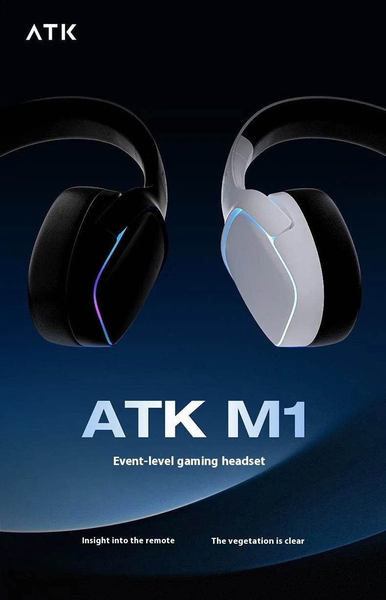 New ATK M1 Headphone Noise Reduction Wireless Bluetooth CSGO Fearless Contract Gaming Earphones Head-mounted Game Head Set Gift - EYESPHERE