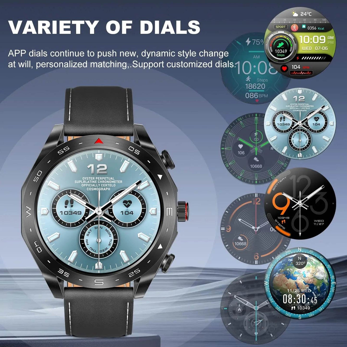 2024 TWS 2-in-1 Bluetooth Earphones Men Smart Watch Bluetooth Call GPS Motion Trajectory HIFI 9D Sound Quality Women Smartwatch - EYESPHERE