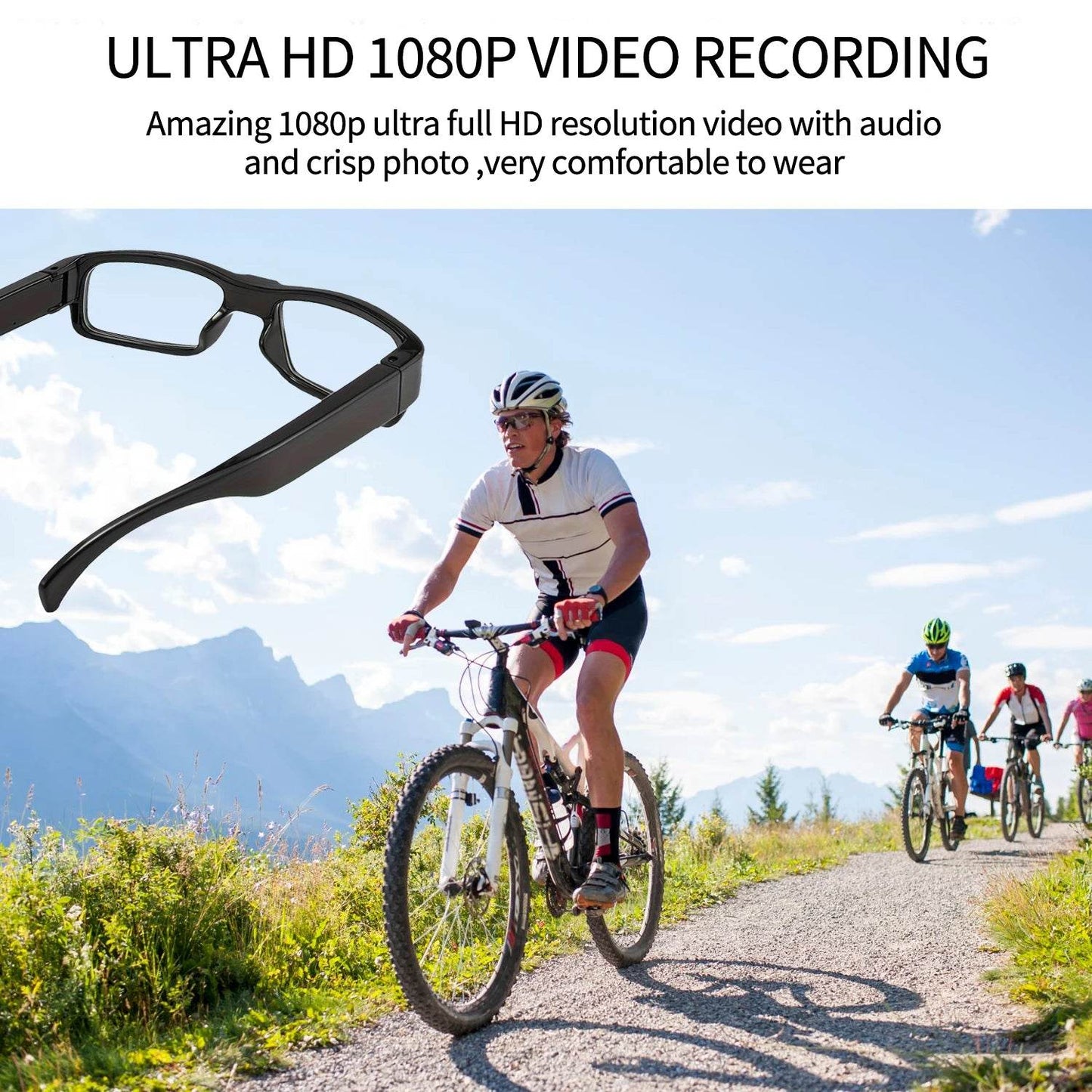 1080p Mini Camera for Shooting HD Video Recorder Glasses for Driving Bike Riding Smart Glasses With Camera for Outdoor - EYESPHERE