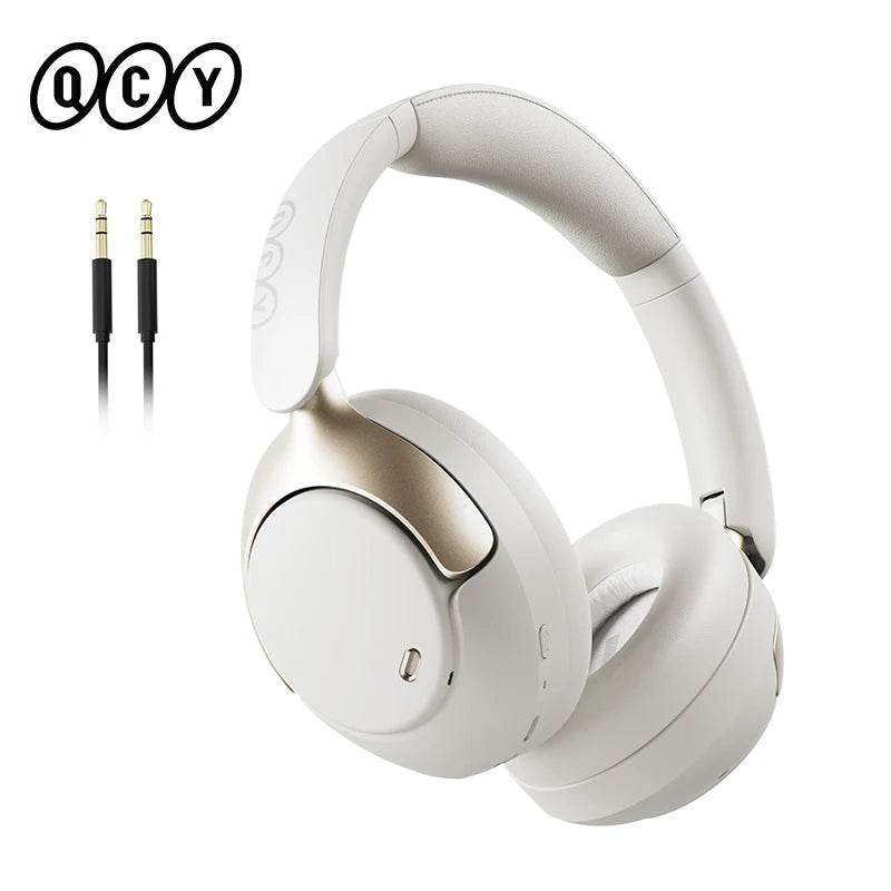 QCY H3 Pro ANC Wireless Headphone 50dB Noise Canceling Hi-Res Spatial Audio Earphone with LDAC Bluetooth 5.4 Over Ear Headset - EYESPHERE