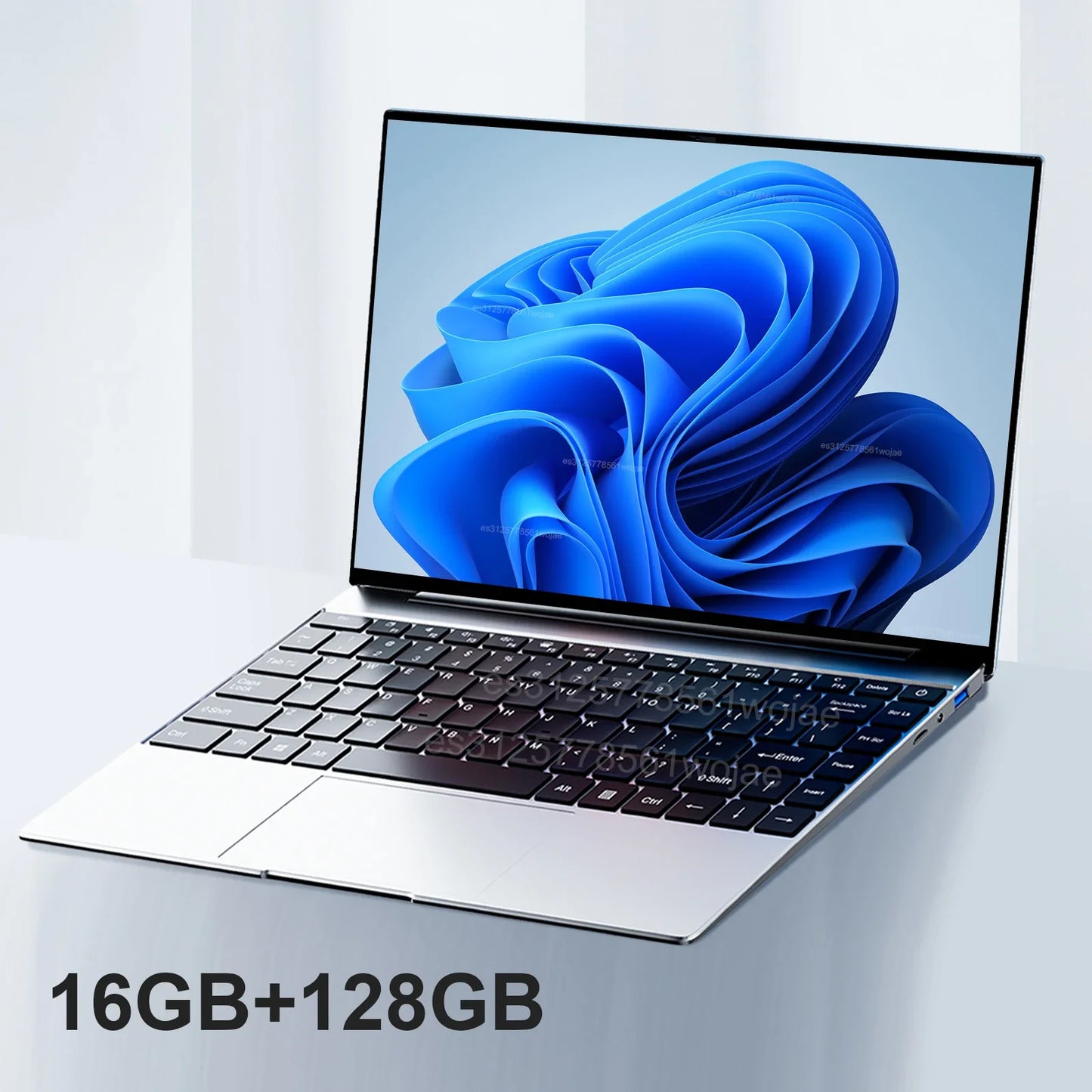 Ultra Slim 14.1" Laptop 16GB RAM 2TB SSD Intel N3700 Notebook Gamer Windows 11 Pro 1920*1080  Display Office Study Computer PC