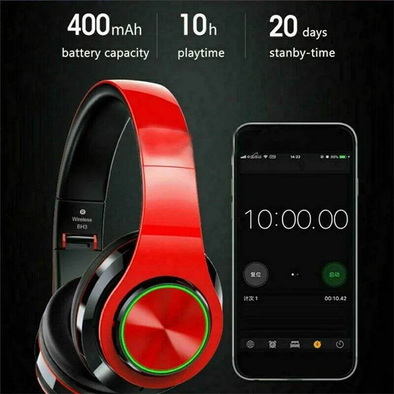 XIAOMI Mijia B39 Head-mounted Wireless Bluetooth Headphones With Mic Noise Cancelling Headsets Stereo Sport Gaming Earphones - EYESPHERE