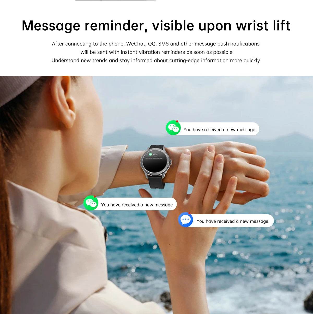 For Xiaomi S4 Ultra Outdoor Sports Smart Watch Men AMOLED Screen NFC GPS Compass Heart rate Waterproof Bluetooth Call SmartWatch - EYESPHERE