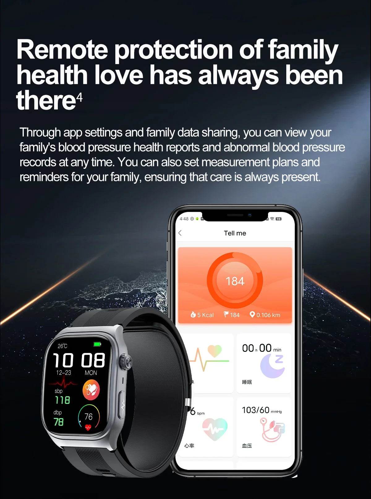 2025 New Medical Grade Smart Watch Air Pump ECG True Accurately Blood Pressure Airbag Health Watch Uric Acid Blood Lipids Watch - EYESPHERE