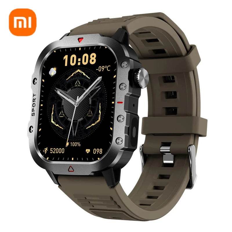 Xiaomi Mijia Military Smart Watch Men IP68 5ATM Outdoor Sports Fitness Tracker Health Monitor 1.81Inch BT Call Smartwatch New - EYESPHERE