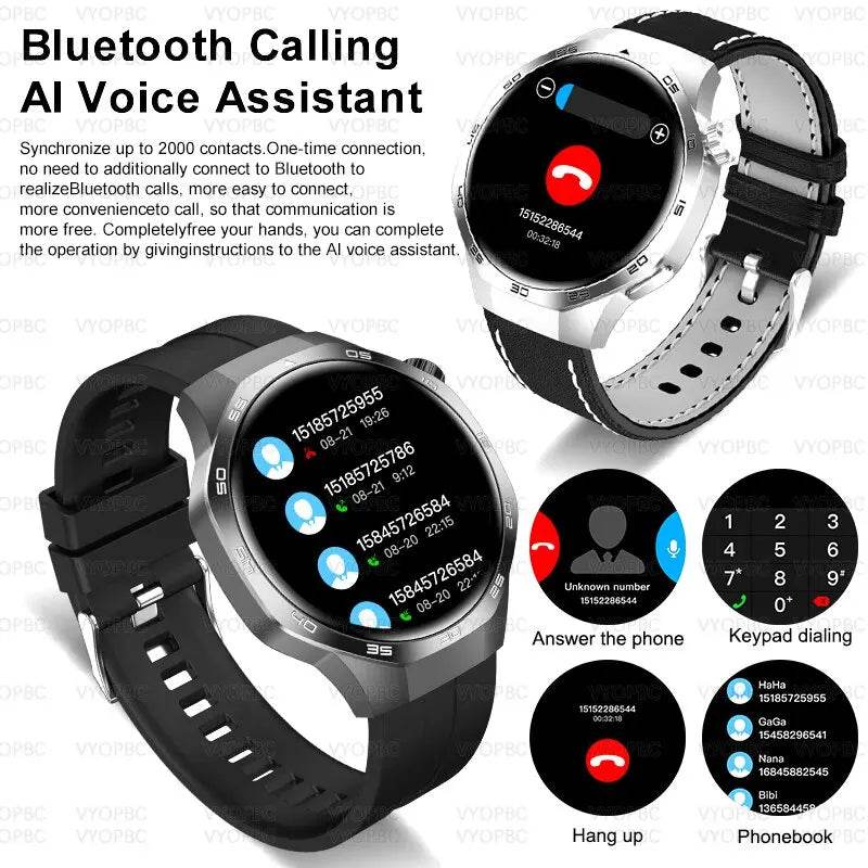 2025New For Huawei Watch GT5 Pro Smart Watch AMOLED Screen NFC GPS Tracker Bluetooth Call Health Waterproof Smartwatch Men Women - EYESPHERE