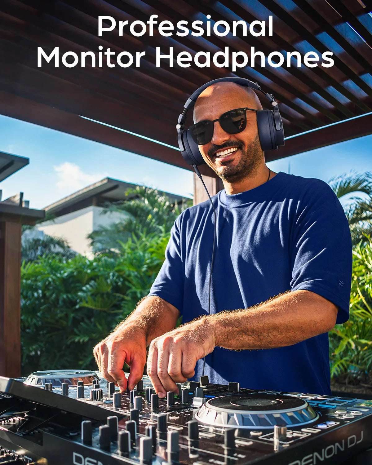 Oneodio Monitor 60 Wired Headphones Professional Studio Headphones Stereo Over Ear Headset With Hi-Res Audio Microphone For DJ - EYESPHERE