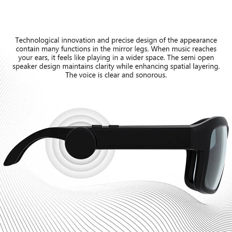 Smart Bluetooth Glasses Headset Wireless Headphones in Car Sports Riding HD Audio Sun Lens Headphones Music Earphones for Xiaomi - EYESPHERE