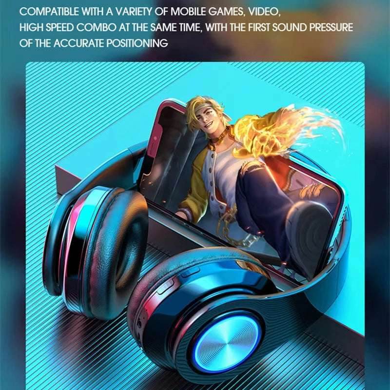 XIAOMI 2025 Head-mounted Wireless Bluetooth Headphones With Mic Noise Cancelling Headsets Stereo Sound Sport Gaming Earphones - EYESPHERE