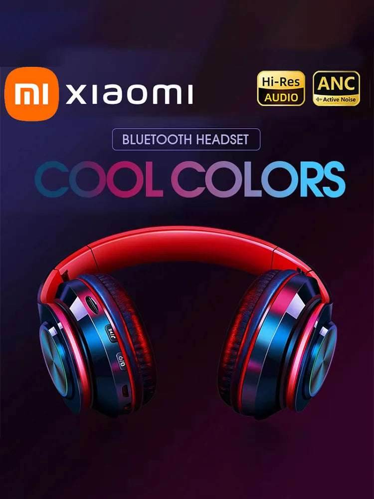 XIAOMI 2025 Head-mounted Wireless Bluetooth Headphones With Mic Noise Cancelling Headsets Stereo Sound Sport Gaming Earphones - EYESPHERE