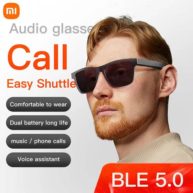 Xiaomi Smart Glasses Wireless Bluetooth 5.0 Sunglasses Outdoor Smart Sport Hands-Free Calling Calling Music Anti-Blue Eyeglasses - EYESPHERE