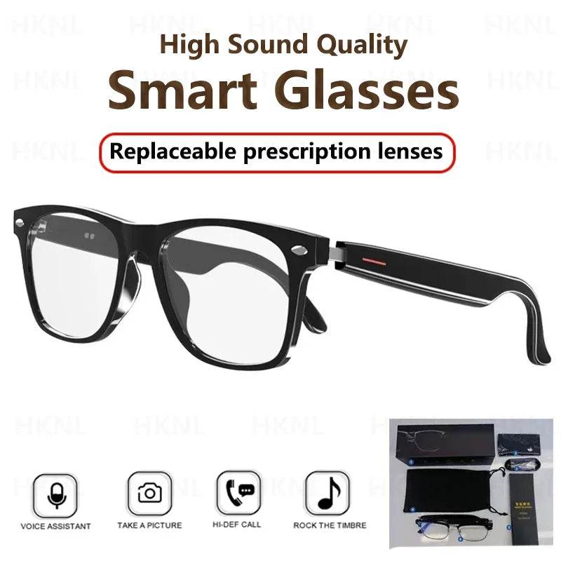 Camera Smart Music Sunglasses Earphones Wireless Bluetooth Headset HIFI Sound Headphone Driving Glasses Hands-free Call - EYESPHERE