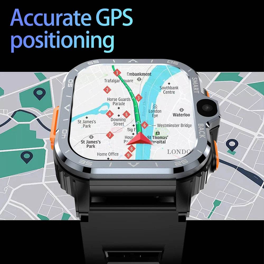 Valdus PGD Android Smart Watch Men GPS 16G/64G ROM Storage HD Dual Camera NFC 2G 4G SIM Card WIFI Wireless Fast Internet Access - EYESPHERE