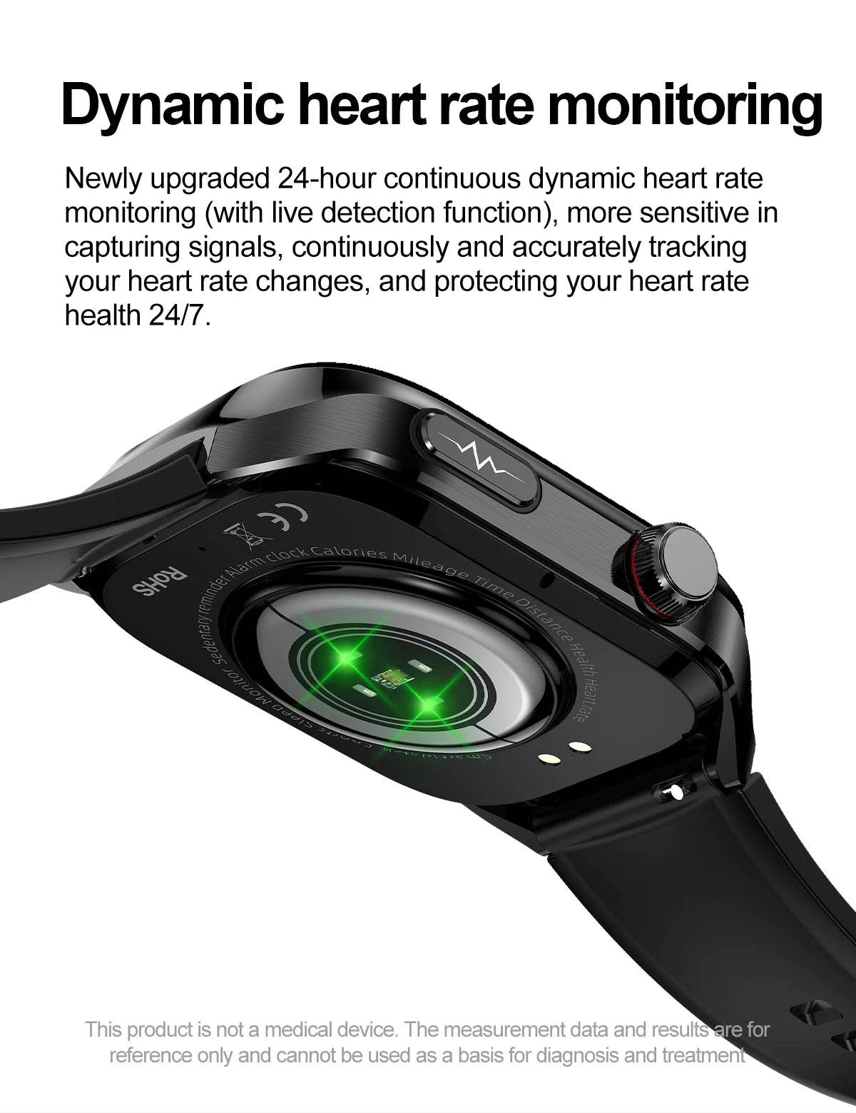 2024 New Uric Acid Blood Fat Smart Watch Men Blood Sugar ECG+PPG Blood Pressure Bluetooth Call Sports for Xiaomi Health Watch - EYESPHERE