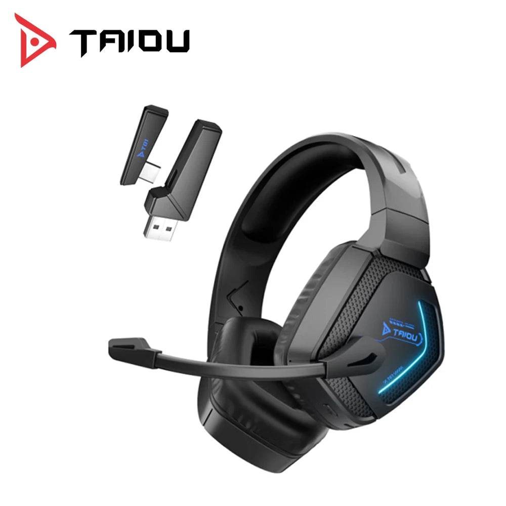 TAIDU T01 Gaming Headset High Quality Wireless Bluetooth Headphones 50mm Wired 4-mode Earphone Gamer's Choice for PC PS5 Xbox - EYESPHERE