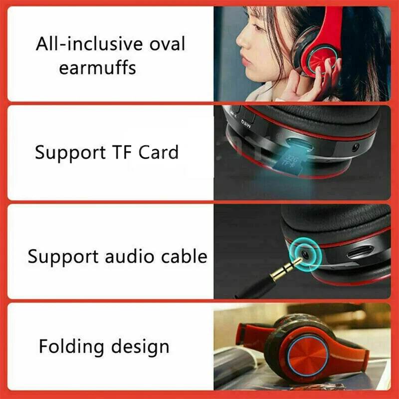 XIAOMI Mijia B39 Head-mounted Wireless Bluetooth Headphones With Mic Noise Cancelling Headsets Stereo Sport Gaming Earphones - EYESPHERE