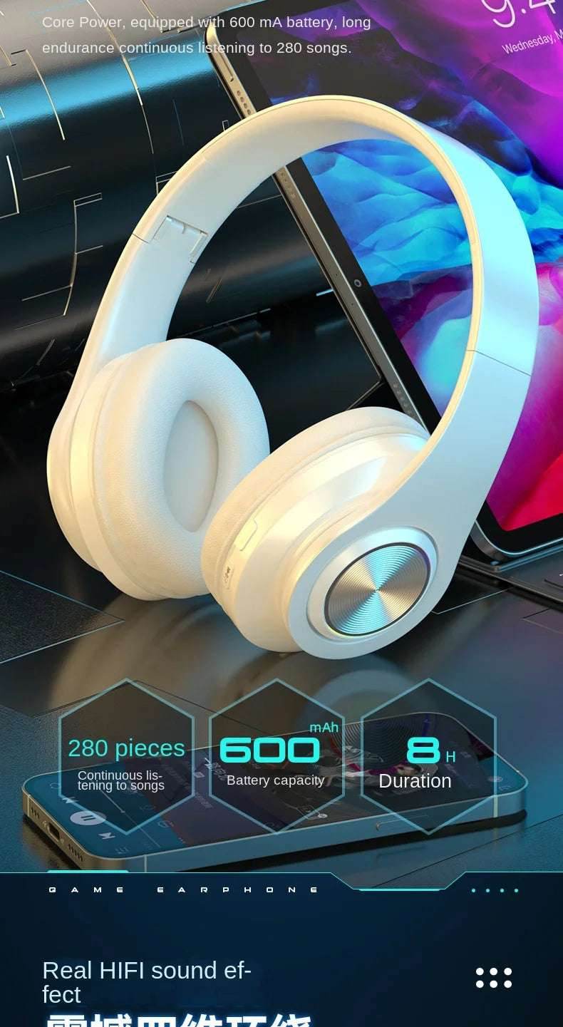 XIAOMI 2025 Head-mounted Wireless Bluetooth Headphones With Mic Noise Cancelling Headsets Stereo Sound Sport Gaming Earphones - EYESPHERE