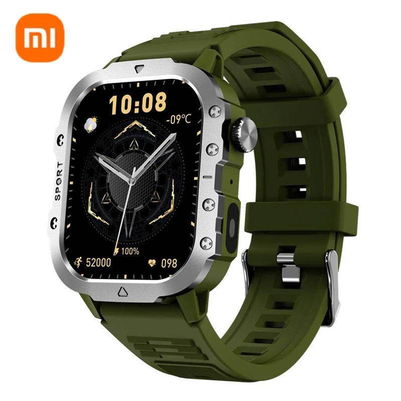 Xiaomi Mijia Military Smart Watch Men IP68 5ATM Outdoor Sports Fitness Tracker Health Monitor 1.81Inch BT Call Smartwatch New - EYESPHERE