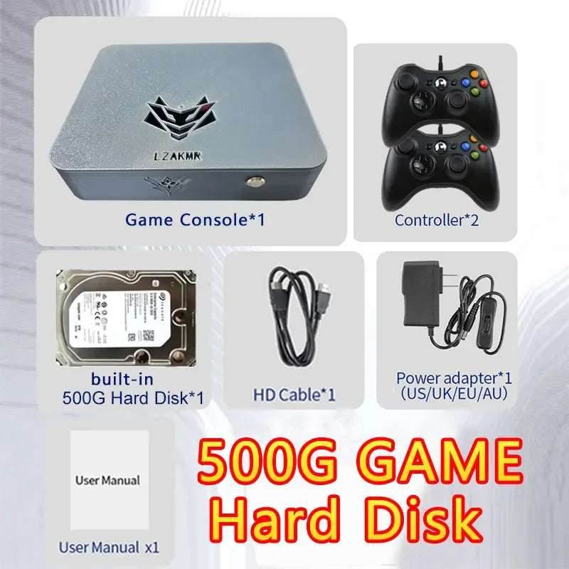 LZAKMR NEW Upgrade AK1 Pro Game Box Dual System Windows11 2TBGame System 99999+GAME For PS2 PS3 WII SS GAMECUBE Sega Saturn - EYESPHERE