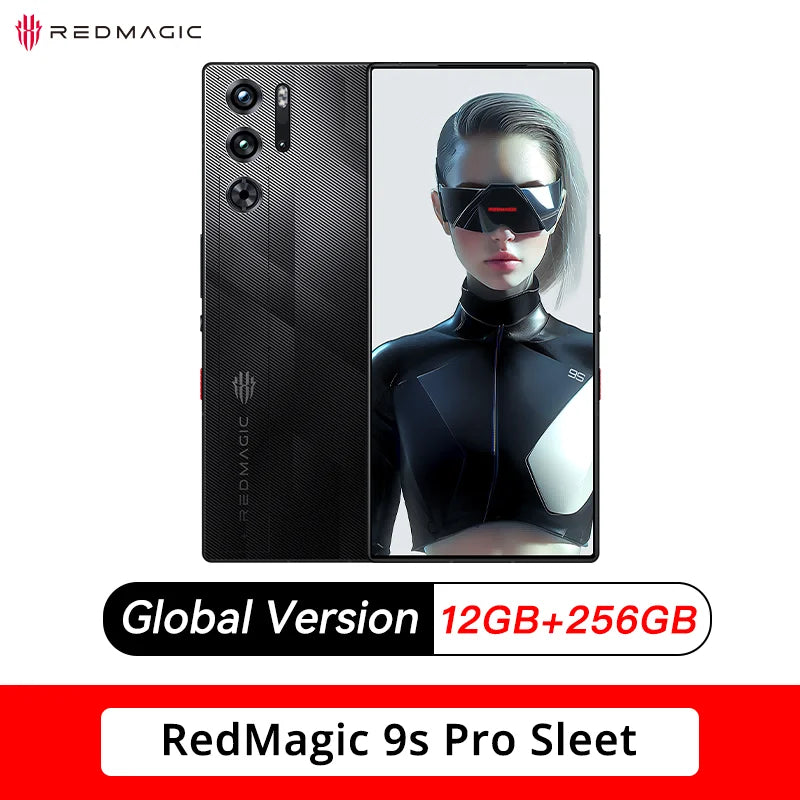 RedMagic 9s Pro 5G Global Version  Gaming Phone 6.8" Snapdragon 8 Gen 3 Leading Version 6500mAh 80W Charge 50MP NFC