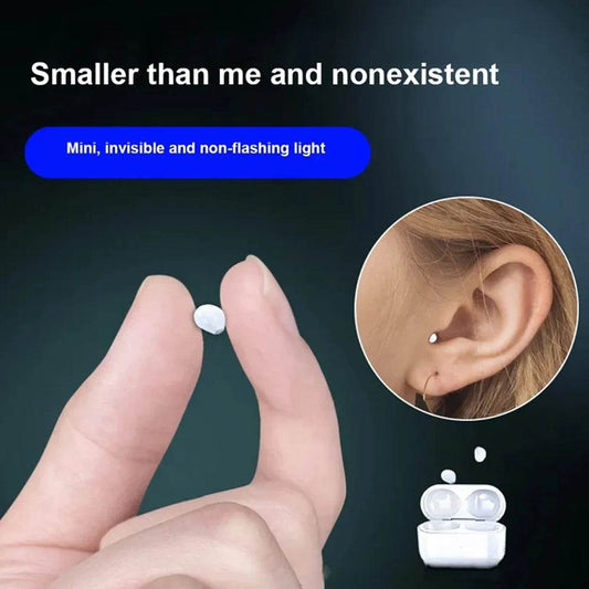 Invisible Earphones Mini Headphones Bluetooth TWS Wireless Touch Gaming NFC Semi-In-Ear Earbuds Noise Reduction Sports Headset - EYESPHERE