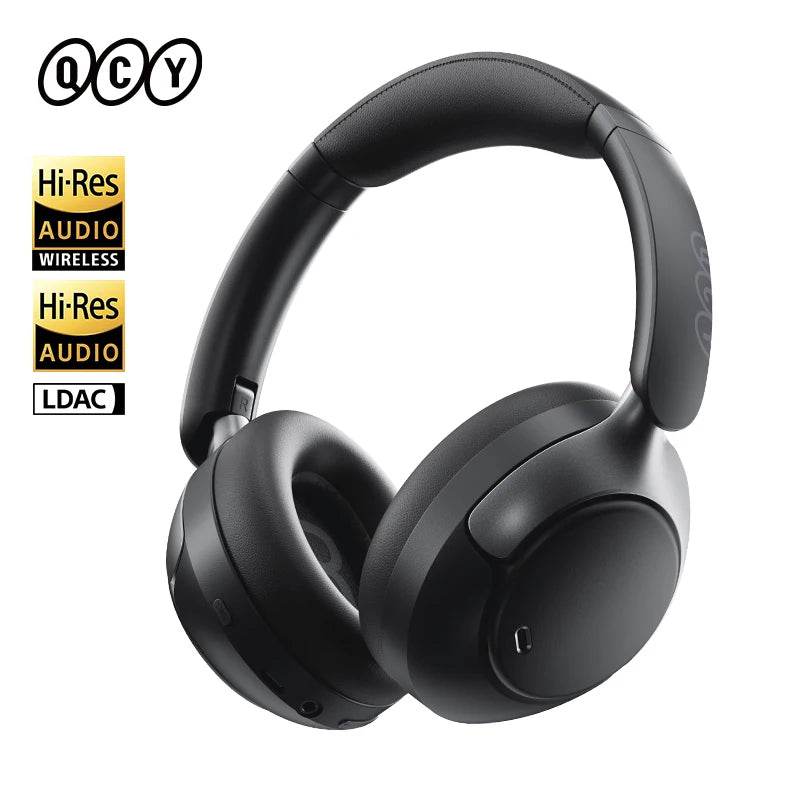 QCY H3 Pro ANC Wireless Headphone 50dB Noise Canceling Hi-Res Spatial Audio Earphone with LDAC Bluetooth 5.4 Over Ear Headset - EYESPHERE