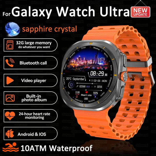 Brand For Samsung 32GB Memory Galaxy Watch7 Ultra Smart Bracelet Men NFC HD Sapphire Screen Bluetooth Call Waterproof Smartwatch - EYESPHERE