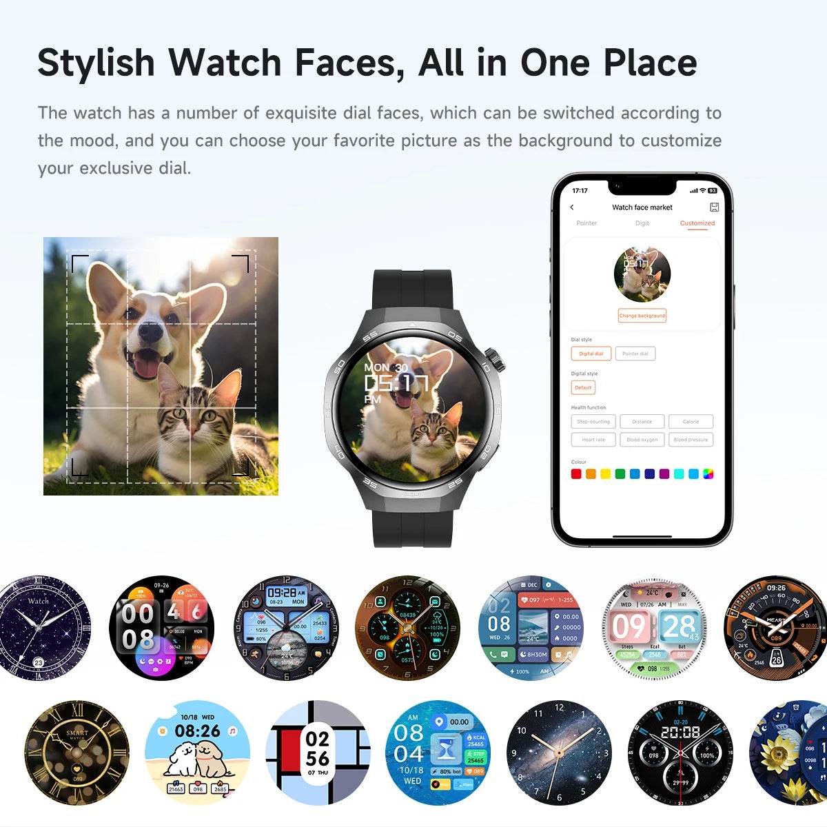 2025New For Huawei Watch GT5 Pro Smart Watch AMOLED Screen NFC GPS Tracker Bluetooth Call Health Waterproof Smartwatch Men Women - EYESPHERE