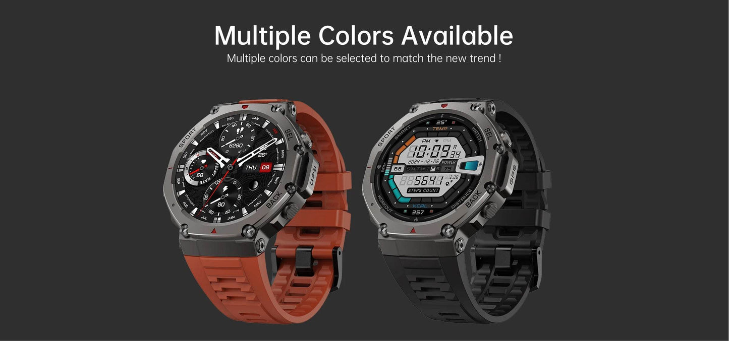 GPS trajectory Smart Watch 5 ATM Waterproof Built-in Dual-band GNSS Compass Military Sport Smartwatch Men 2025 New for Xiaomi - EYESPHERE