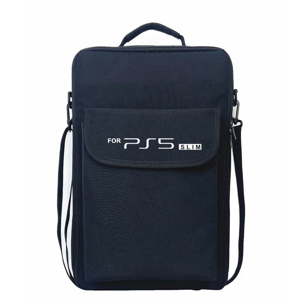 New PS5 Slim Carrying Case Portable Storage Shoulder Bag Protective Cover Backpack for Playstation 5 Slim Game Accessories - EYESPHERE