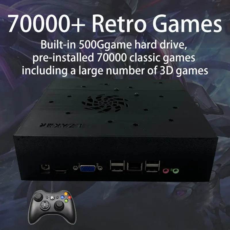 Retro X8 Gaming Console 500GB Loaded 70000+ Games for Wii PS2 DC PSP GAMECUBE Plug-and-Play On TV Windows 11 Children's Gift - EYESPHERE