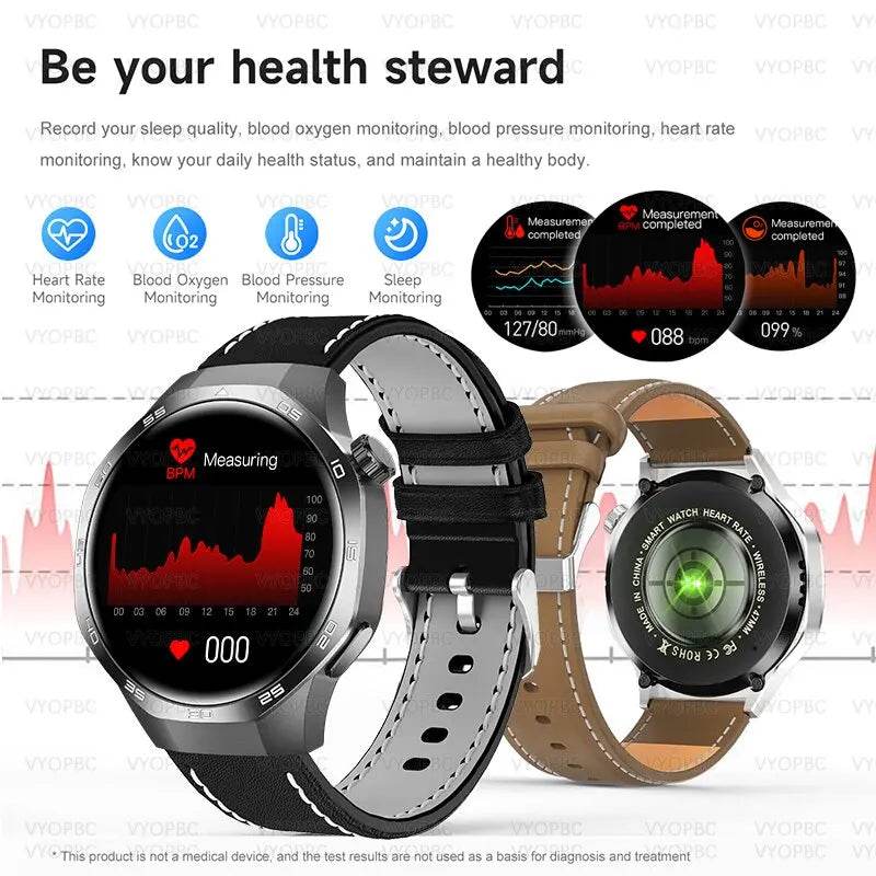 2025New For Huawei Watch GT5 Pro Smart Watch AMOLED Screen NFC GPS Tracker Bluetooth Call Health Waterproof Smartwatch Men Women - EYESPHERE