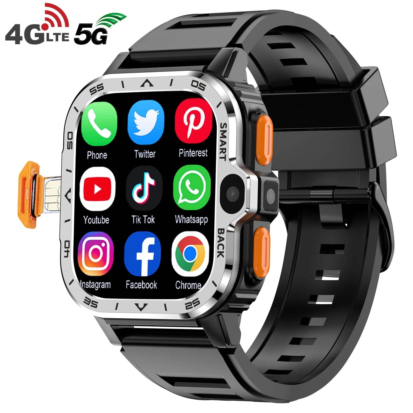 Valdus PGD Android Smart Watch Men GPS 16G/64G ROM Storage HD Dual Camera NFC 2G 4G SIM Card WIFI Wireless Fast Internet Access - EYESPHERE