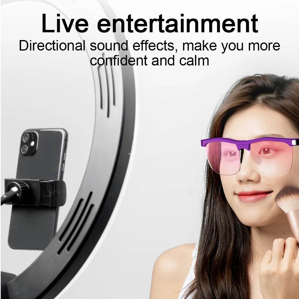 MG10 Smart Music Sunglasses Earphones Wireless Bluetooth Headset HIFI Sound Headphone Driving Glasses Hands-free Call - EYESPHERE