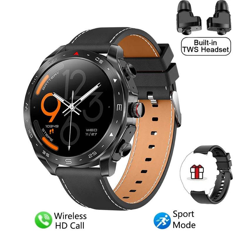 2024 TWS 2-in-1 Bluetooth Earphones Men Smart Watch Bluetooth Call GPS Motion Trajectory HIFI 9D Sound Quality Women Smartwatch - EYESPHERE