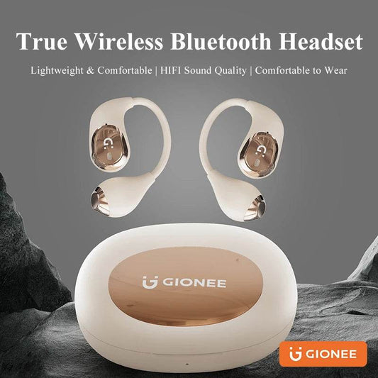 GIONEE Wireless Bluetooth 5.3 Earphones Earclip TWS Bone Conduction Headphones 360°ACS Sound Sport Earbuds Headset with Mic - EYESPHERE