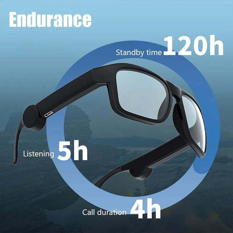 TWS XG88 Bluetooth Smart Glasses Headphones Audio Hands-Free Call Sport Stereo Sunglasses Headsets Music HD Sound - EYESPHERE