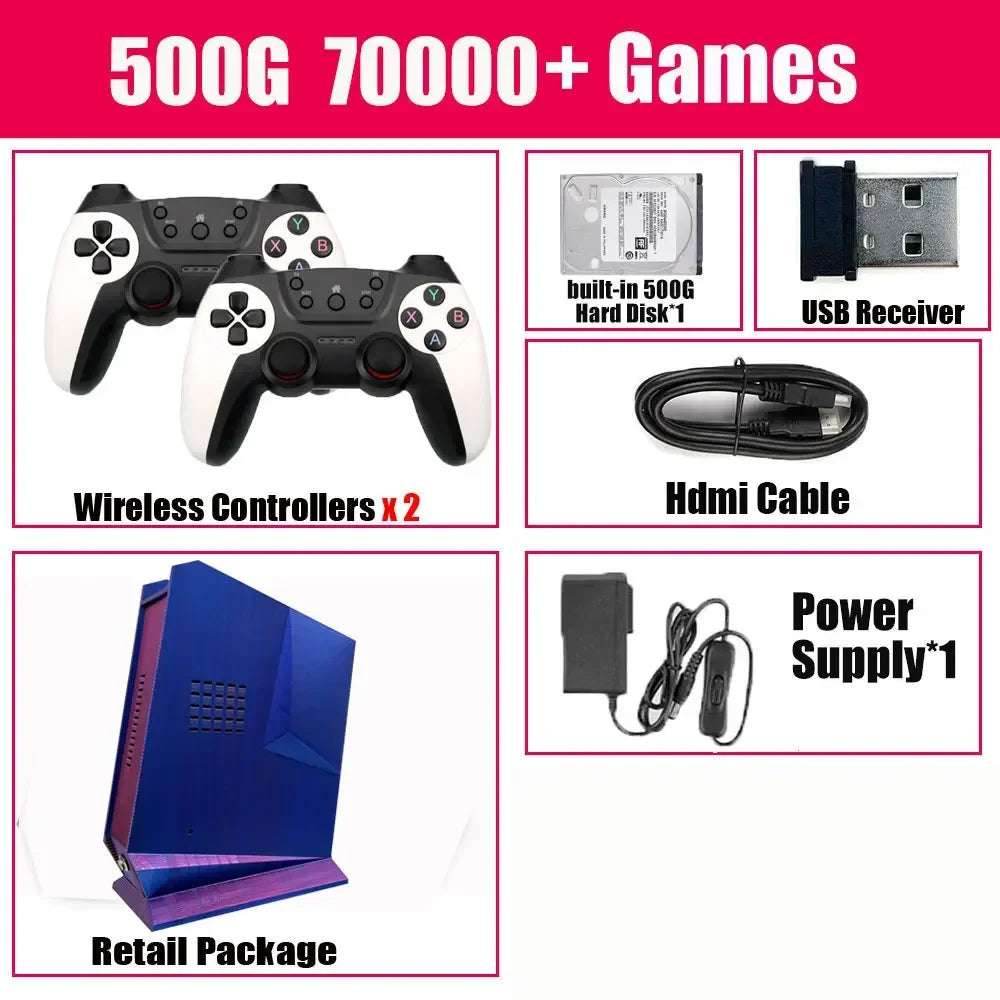 2024 New G3 Retro Game Box 99999+GAME 2TB Game System Windows 11 And Batocera For PS2 PS3 WIIU WII SS GAMECUBE Sega Saturn Intel - EYESPHERE