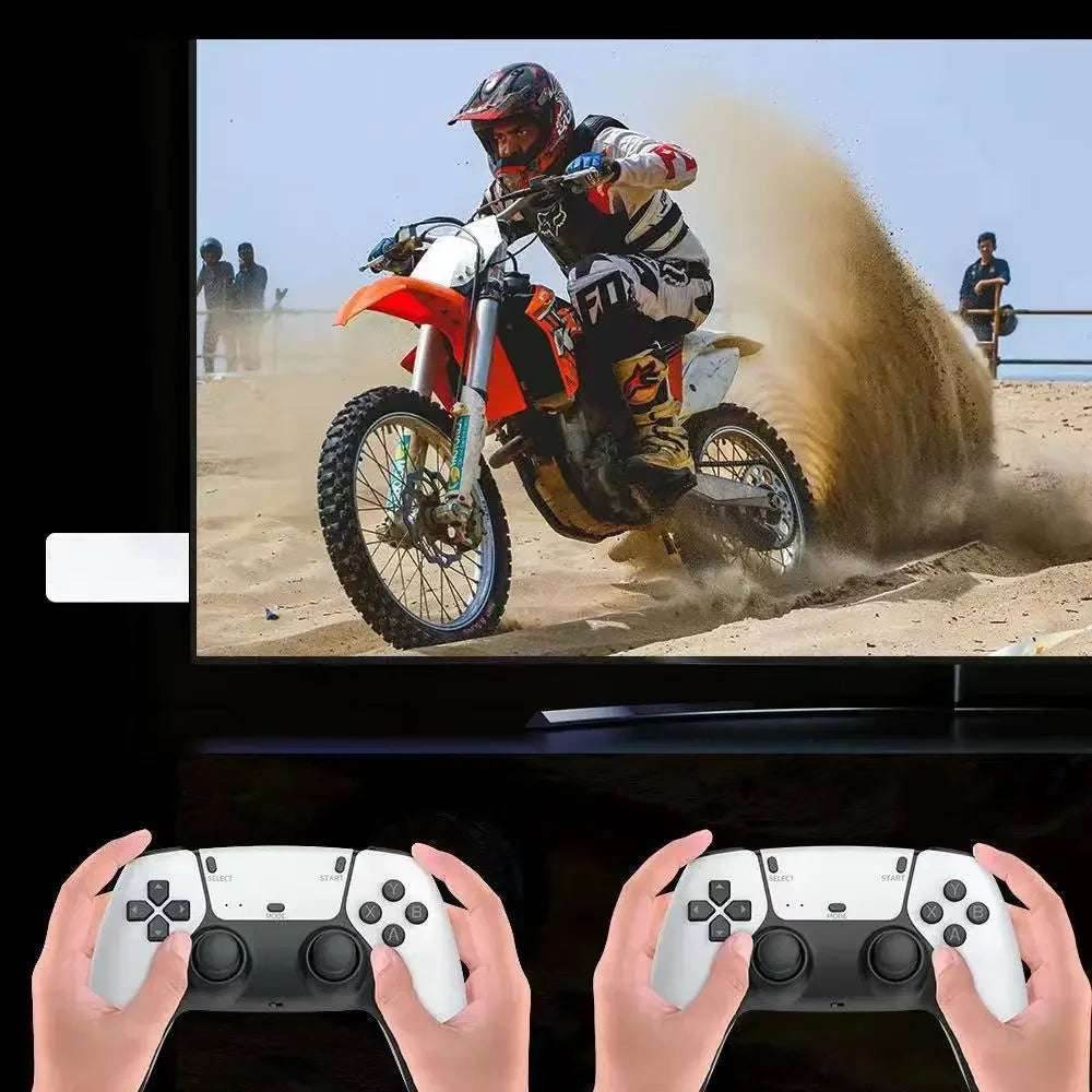 M15 Game Stick Mini TV Handheld Game Console Wireless Gamepads Video Game 64G 20000+ Retro Game HD Output Two-player for PS1 - EYESPHERE