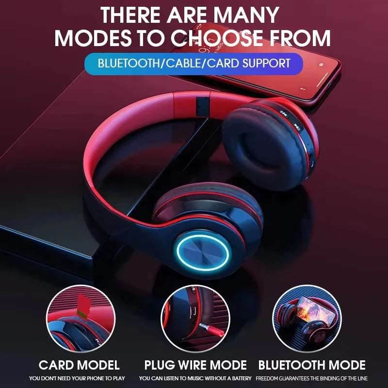 XIAOMI 2025 Head-mounted Wireless Bluetooth Headphones With Mic Noise Cancelling Headsets Stereo Sound Sport Gaming Earphones - EYESPHERE