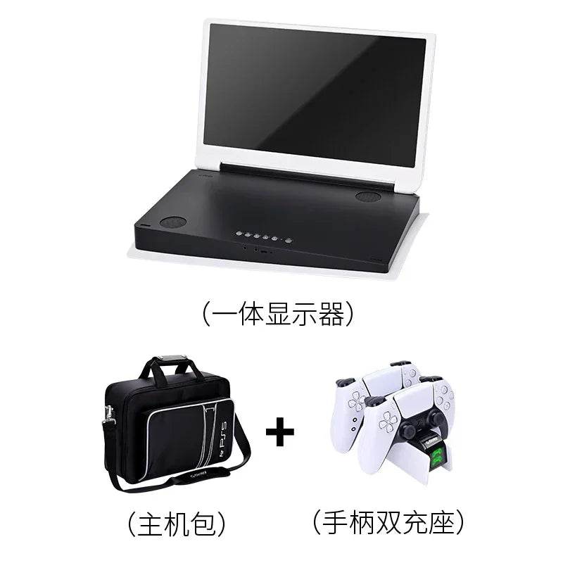 Portable PS5 All-in-One Monitor, 4K Mobile, 15.6 Inches, Easy Play - EYESPHERE