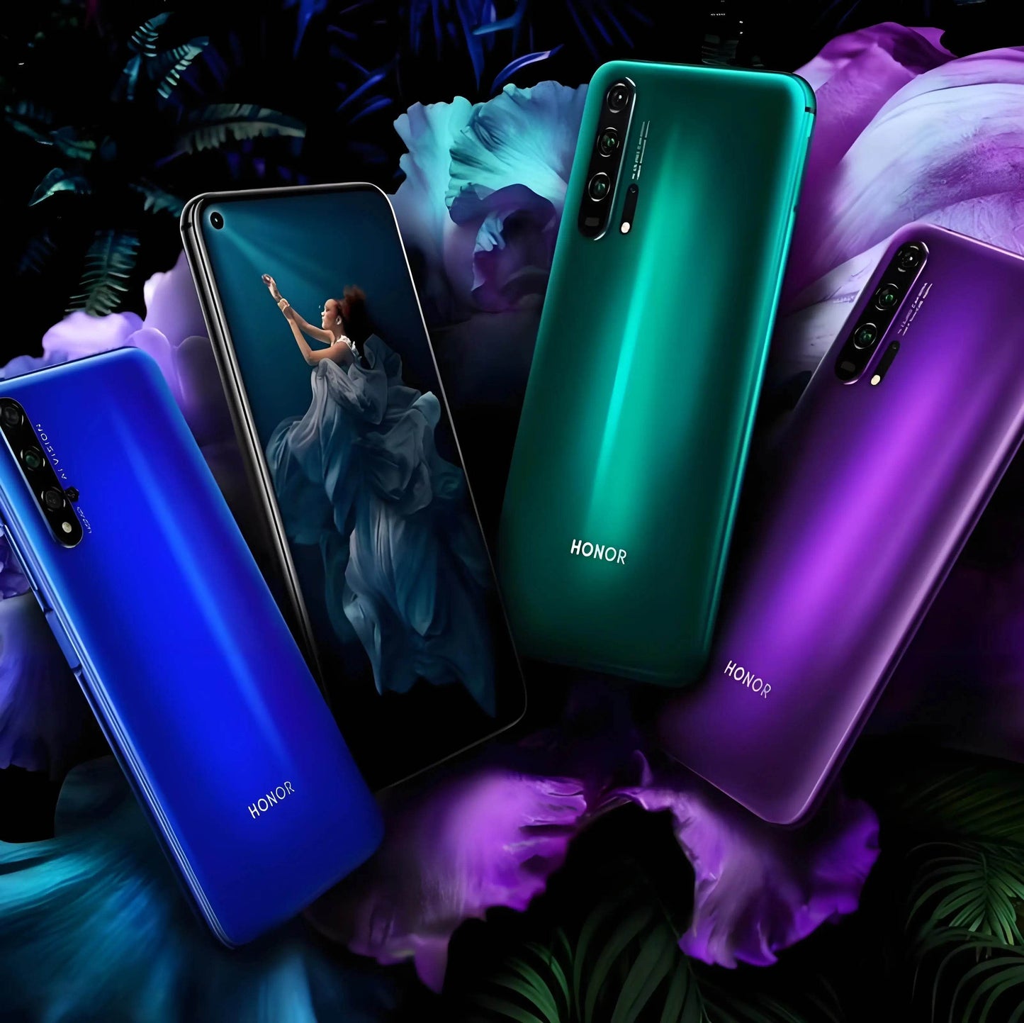 HUAWEI-HONOR 20 Pro,Smartphone,6.26 inch,8+256GB ROM,Mobile phones,Android,Google Play Store,Dual SIM,48MP,4G,Cellphones Global - EYESPHERE